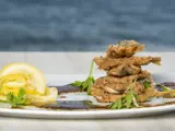 Fried razor clams