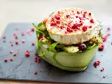 goat cheese salad with vegetables